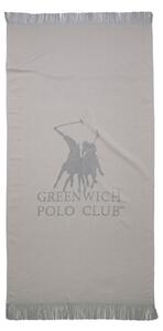 Πετσέτα Θαλάσσης Βαμβακερή 80x170εκ. Essential 3778 Γκρι Greenwich Polo Club