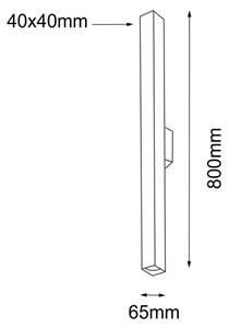 Shilo 4703 - Φωτιστικό τοίχου DOHA 2xGU10/15W/230V μαύρο