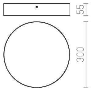 RED - Design Rendl - R12845 - LED Φωτιστικό οροφής LARISA LED/30W/230V καφέ