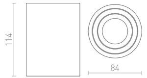 RED - Design Rendl - R12044 - Σποτ MOMA 1xGU10/35W/230V λευκό