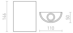 RED - Design Rendl - R12592 - LED Φωτιστικό τοίχου DAFFY LED/6W/230V λευκό