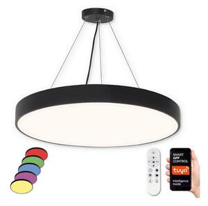 Top Light - LED RGB Kρεμαστό φωτιστικό οροφής ντιμαριζόμενο LED/60W/230V Wi-Fi Tuya μαύρο + RC