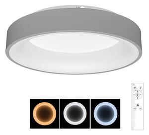 Brilagi - LED Dimmable φωτιστικό οροφής LED/40W/230V 3000-6500K γκρι + RC