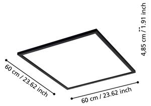 Eglo 900052 - LED Dimmable φωτιστικό οροφής SALOBRENA-Z LED/33W/230V μαύρο