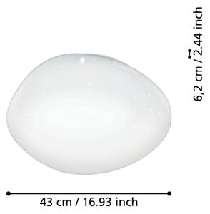 Eglo 900128 - LED RGBW Dimmable φωτιστικό οροφής SILERAS-Z LED/21,6W/230V