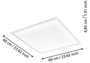 Eglo 900046 - LED Dimmable φωτιστικό οροφής SALOBRENA-Z LED/33W/230V λευκό