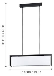 Eglo 900075 - LED RGBW Dimmable φωτιστικό κρεμαστό VALDELAGRANO-Z LED/33,6W/230V