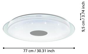 Eglo 900006- LED Dimmable φωτιστικό οροφής LANCIANO-Z LED/38,1W/230V 2700-6500K