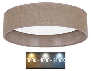 Brilagi - LED Φωτιστικό οροφής VELVET LED/24W/230V 3000/4000/6400K καφέ