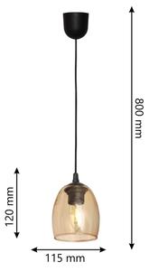 Κρεμαστό φωτιστικό οροφής BRILLANT 1xE27/60W/230V μπεζ