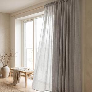 Κουρτίνα (140x270) Με Τρέσα Easy Home Harmonica Grey