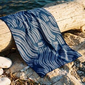 Πετσέτα Θαλάσσης Microfiber (70x150) Easy Home Waves 200gsm