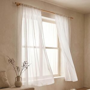 Κουρτίνα Παραθύρου (140x140) Με Τρέσα Easy Home Marimba Ecru