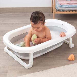 Πτυσσόμενο Μπανάκι Μωρού Kiokids White 6311