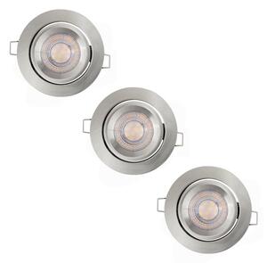 Ledvance - ΣΕΤ 3x LED Dimmable χωνευτά φωτιστικά SIMPLE LED/4,9W/230V