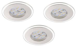 Briloner 7197-039-ΣΕΤ 3x Φωτιστικό μπάνιου dimming LED LED/4,5W/230V IP44