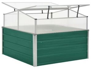 VidaXL Θερμοκήπιο Σπορείο Πράσινο 100x100x77 εκ. Γαλβανισμένος Χάλυβας