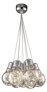 Klausen 142008 - Kρεμαστό φωτιστικό οροφής LED BULBS LED/30W/230V γυαλιστερό χρώμιο