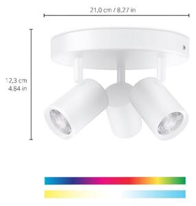 WiZ - LED RGBW Dimmable σποτ IMAGEO 3xGU10/4,9W/230V white Wi-Fi