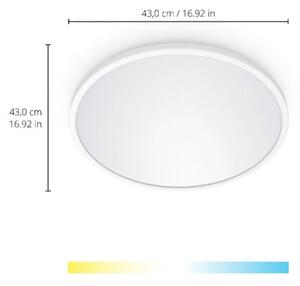 WiZ - LED Dimmable φωτιστικό οροφής SUPERSLIM LED/22W/230V λευκό Wi-Fi