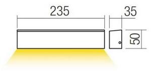 Redo 90393 - LED Επιτοίχιο φωτιστικό εξωτερικού χώρου OMNIA LED/12W/230V 3000K IP54 λευκό