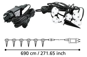 Eglo 900117 - Διακοσμητικά λαμπάκια LED εξωτερικού χώρου SPINETOLI 6xLED IP65