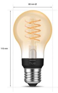 LED Dimmable λάμπα Philips Hue WHITE FILAMENT A60 E27/7W/230V 2100K