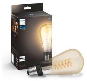 LED Dimmable λάμπα Philips Hue WHITE FILAMENT ST72 E27/7W/230V 2100K