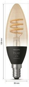 LED Dimmable λάμπα Philips Hue WHITE AMBIANCE E14/4,6W/230V 2200-4500K