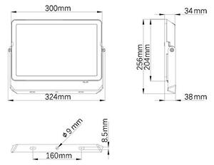 Philips - Προβολέας LED εξωτερικού χώρου PROJECTLINE LED/100W/230V IP65 3000K