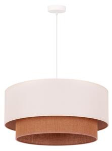 Duolla - Κρεμαστό φωτιστικό οροφής BOHO 1xE27/15W/230V μπεζ/καφέ