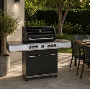 Ψησταριά Υγραερίου Outdoorchef Australia Evo 535 RB με πλευρική εστία υπέρυθρων, ισχύ 15kW + 4kW + 3.2W και διαστάσεις 136x54x115cm