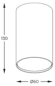 Zuma Line 3100103 - Φωτιστικό σποτ OAK 1xGU10/50W/230V δρυς