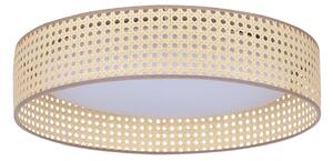 Duolla - Φωτιστικό οροφής LED ROLLER LED/24W/230V διάμετρος 45 cm rattan