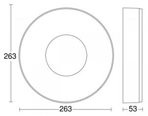 Steinel 078775 - Φωτιστικό οροφής LED RS 200 C LED/17,1W/230V IP54