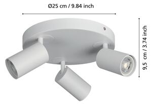 Eglo 900338 - Σποτ LED RGBW Dimmable με 3 φώτα TELIMBELA-Z 3xGU10/4,9W/230V