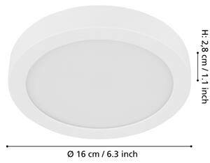 Eglo 900582 - LED Dimmable φωτιστικό οροφής FUEVA LED/11W/230V λευκό