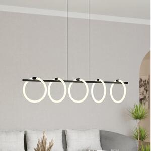 Eglo 900563 - Κρεμαστό φωτιστικό οροφής ράγα LED CARANACOA 5xLED/7W/230V