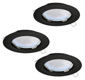 Eglo 900754 - ΣΕΤ 3x Χωνευτό Φωτιστικό LED PENETO 1xGU10/2,8W/230V