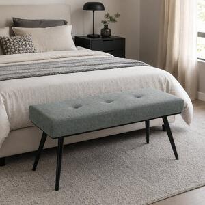 Ταμπουρέ (100x40x46) Spitishop Florenville Grey