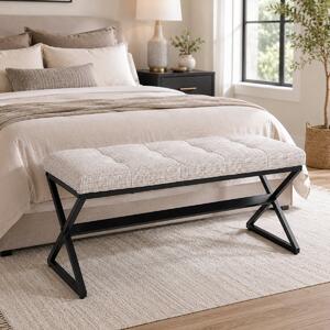 Ταμπουρέ (100x40x46) Spitishop Genk Beige
