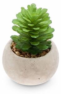 Τεχνητό Φυτό Σε Γλάστρα (6.5εκ.) Emerald Succulent-5 420007