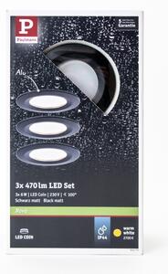 Paulmann 94473 - ΣΕΤ 3xLED/6W IP44 Χωνευτά φωτιστικά μπάνιου NOVA 230V