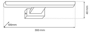 Φωτιστικό πίνακα LED PINTO LED/7W/230V χρυσαφί