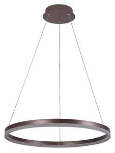 Brilagi - Led Dimmable κρεμαστό φωτιστικό οροφής CIRCLE LED/42W/230V 3000-6500K καφέ + RC