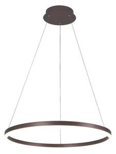 Brilagi - Led Dimmable κρεμαστό φωτιστικό οροφής CIRCLE LED/42W/230V 3000-6500K καφέ + RC