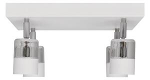 LED Φωτιστικό σποτ LED TUBSSON 4xGU10/4,8W/230V λευκό/γυαλιστερό χρώμιο