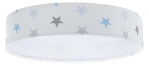 Φωτιστικό οροφής LED GALAXY KIDS LED/24W/230V αστέρια λευκό/γκρι/μπλε