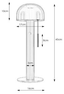 Markslöjd 108577 - Eπιτραπέζια λάμπα COSTA 2xG9/18W/230V λευκό/ματ χρώμιο