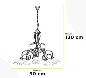 ONLI - Κρεμαστό φωτιστικό οροφής MIRANDA 5xE14/6W/230V